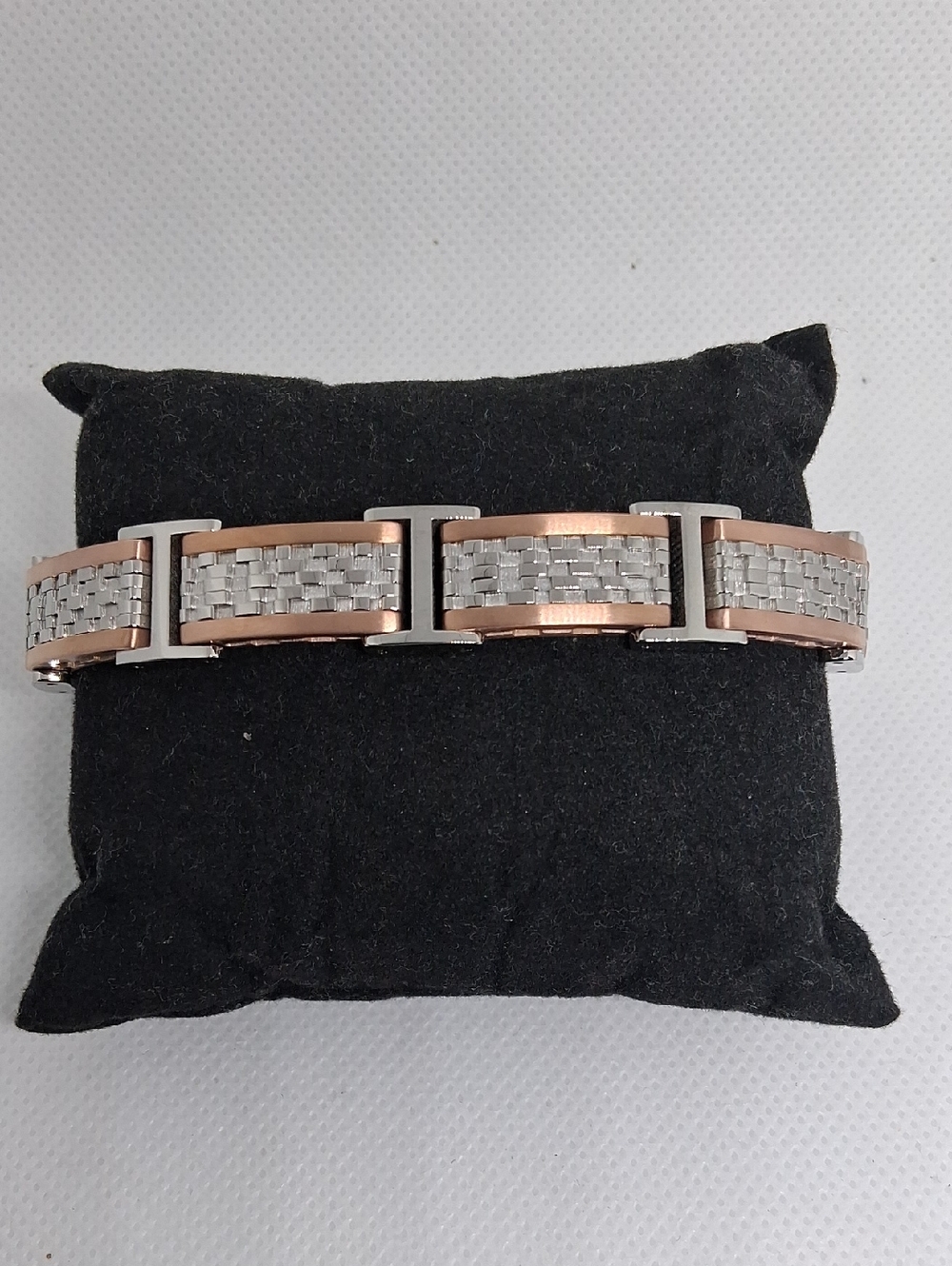 Metro Rose Gold and Silver Link Bracelet